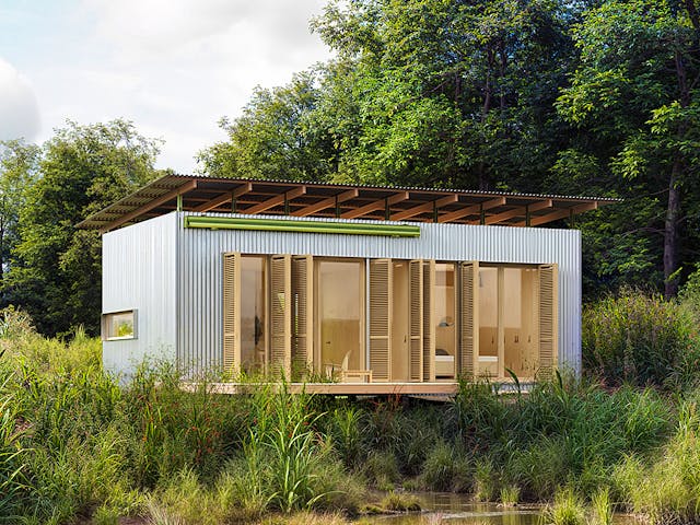 Fertighaus Tiny Haus Dwellii CC von Dwellii House, Bungalow Außenansicht 1