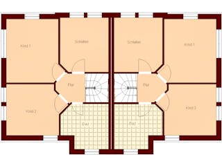 Massivhaus Ribnitz von TIMOWA Massivhäuser Schlüsselfertig ab 486900€, Pultdachhaus Grundriss 2