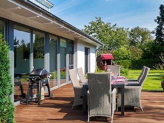 Massivhaus Pultdachhaus 220 von ECO System HAUS Schlüsselfertig ab 458000€, Pultdachhaus Außenansicht 3