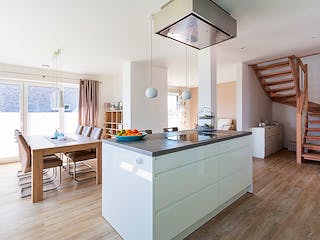 Massivhaus Pultdachhaus 220 von ECO System HAUS Schlüsselfertig ab 458000€, Pultdachhaus Innenansicht 1