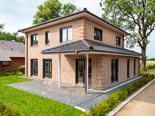 Massivhaus Stadtvilla 160 III von ECO System HAUS, Stadtvilla Außenansicht 1