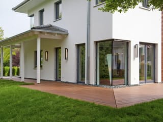 Fertighaus Edition Select 156 von Wolf-Haus Schlüsselfertig ab 395675€, Stadtvilla Außenansicht 4