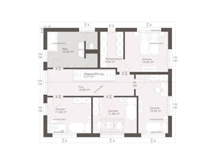 Fertighaus ELK Now 173 - Satteldach von ELK Fertighaus, Satteldach-Klassiker Grundriss 2