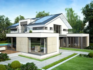 Fertighaus CONCEPT-M 211 Mannheim von Bien-Zenker Schlüsselfertig ab 1029082€, Satteldach-Klassiker Außenansicht 2