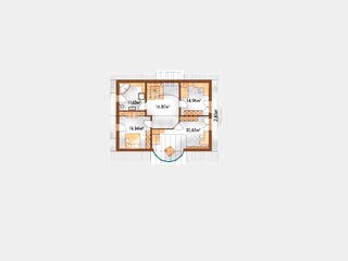 Massivhaus Exklusiv von Wagener Systemhausbau Schlüsselfertig ab 469000€, Satteldach-Klassiker Grundriss 1