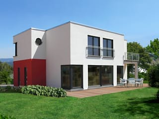 Fertighaus Patrino von Fingerhut Haus Schlüsselfertig ab 485804€, Cubushaus Außenansicht 2