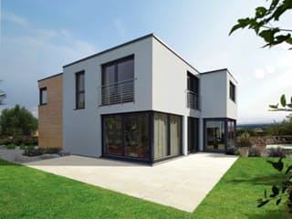 Fertighaus Bela von Fingerhut Haus Schlüsselfertig ab 541336€, Cubushaus Außenansicht 2