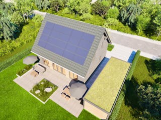 Massivhaus Entwurf NB126 von FAVORIT Massivhaus Schlüsselfertig ab 309848€, Satteldach-Klassiker Außenansicht 7