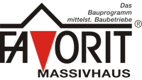 Dienstleister FAVORIT Massivhaus Logo Baufirma FAVORIT Massivhaus