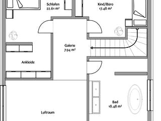 Fertighaus Klassisch 156 von FischerHaus Schlüsselfertig ab 453024€, Satteldach-Klassiker Grundriss 2