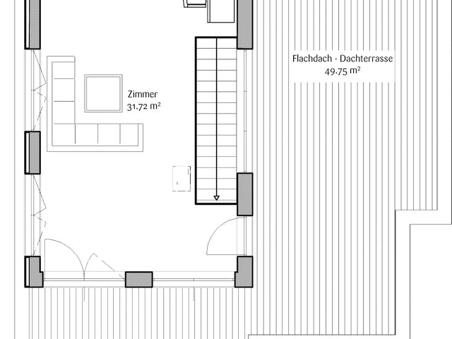 Fertighaus Bauhaus 175 von FischerHaus Schlüsselfertig ab 544685€, Cubushaus Grundriss 3