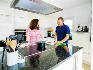 Fertighaus Bauhaus 175 von FischerHaus Schlüsselfertig ab 544685€, Cubushaus Innenansicht 4