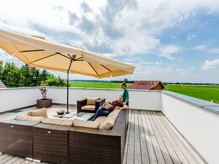 Fertighaus Modern 191 von FischerHaus Schlüsselfertig ab 624893€, Satteldach-Klassiker Außenansicht 2