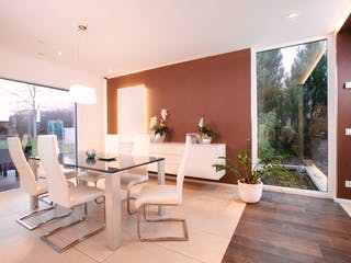 Fertighaus Musterhaus GenerationX von FischerHaus Schlüsselfertig ab 358342€, Satteldach-Klassiker Innenansicht 2