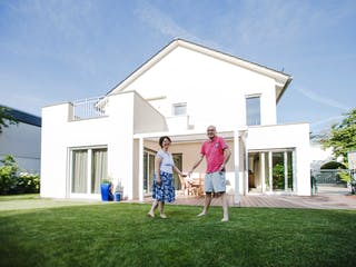 Fertighaus Modern 178 von FischerHaus Schlüsselfertig ab 516912€, Satteldach-Klassiker Außenansicht 1