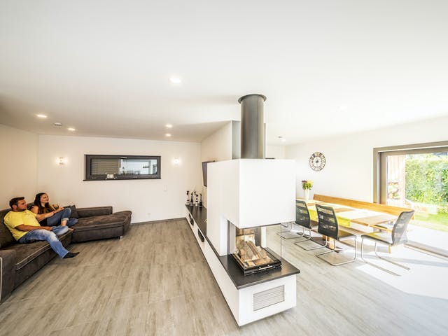 Fertighaus Modern 240 von FischerHaus Schlüsselfertig ab 696960€, Pultdachhaus Innenansicht 1