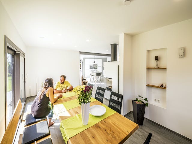 Fertighaus Modern 240 von FischerHaus Schlüsselfertig ab 696960€, Pultdachhaus Innenansicht 2