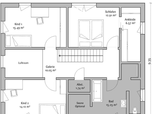 Fertighaus Stadtvilla 160 von FischerHaus Schlüsselfertig ab 494723€, Stadtvilla Grundriss 2