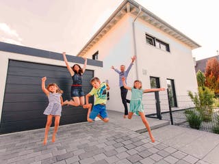 Fertighaus Stadtvilla 212 von FischerHaus Schlüsselfertig ab 552675€, Stadtvilla Außenansicht 1