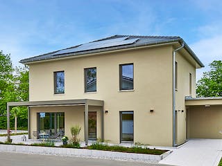 Fertighaus MH Mannheim - UrbanLife von Fertighaus WEISS Schlüsselfertig ab 466291€, Stadtvilla Außenansicht 2