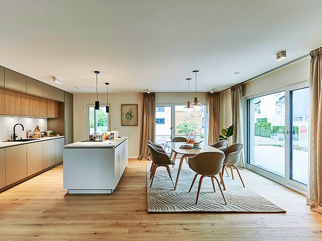 Fertighaus MH Mannheim - UrbanLife von WEISS Holzhaus Schlüsselfertig ab 466291€, Stadtvilla Innenansicht 2