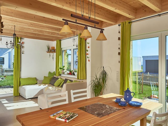 Fertighaus Haus Schmahlfeldt von Fertighaus WEISS Schlüsselfertig ab 440982€, Satteldach-Klassiker Innenansicht 1