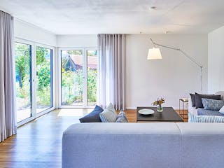 Fertighaus Haus Garten von Fertighaus WEISS Schlüsselfertig ab 401515€, Satteldach-Klassiker Innenansicht 1