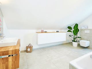 Fertighaus Haus Garten von Fertighaus WEISS Schlüsselfertig ab 401515€, Satteldach-Klassiker Innenansicht 7