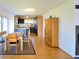 Fertighaus Haus Grauer von Fertighaus WEISS Schlüsselfertig ab 471349€, Satteldach-Klassiker Innenansicht 2