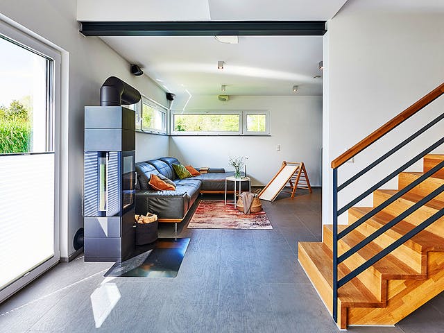 Fertighaus Haus Groß von Fertighaus WEISS Schlüsselfertig ab 467652€, Satteldach-Klassiker Innenansicht 1