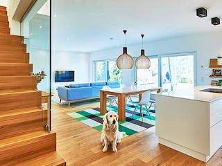 Fertighaus Haus Haberstumpf von Fertighaus WEISS Schlüsselfertig ab 615485€, Cubushaus Innenansicht 1