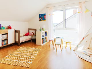 Fertighaus Haus John von Fertighaus WEISS Schlüsselfertig ab 593499€, Satteldach-Klassiker Innenansicht 7