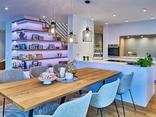 Fertighaus MH Poing - Balance von Fertighaus WEISS Schlüsselfertig ab 526732€, Satteldach-Klassiker Innenansicht 7