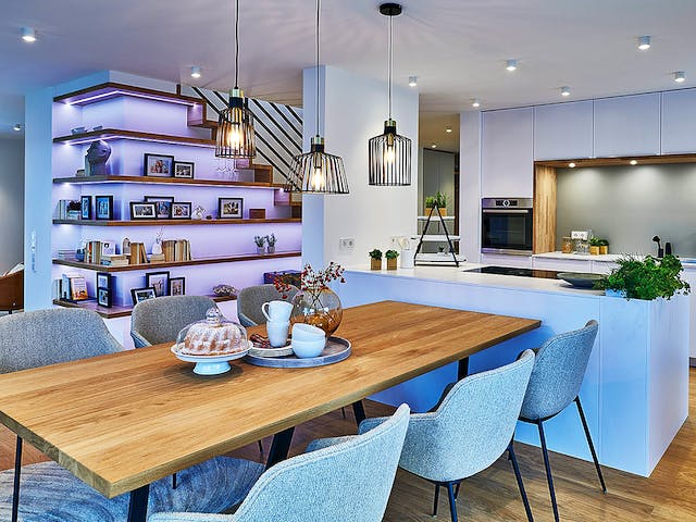 Fertighaus MH Poing - Balance von WEISS Holzhaus Schlüsselfertig ab 515394€, Satteldach-Klassiker Innenansicht 4