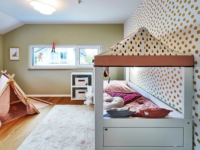 Fertighaus MH Poing - Balance von WEISS Holzhaus Schlüsselfertig ab 515394€, Satteldach-Klassiker Innenansicht 9
