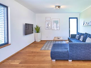 Fertighaus Haus Prümmer von Fertighaus WEISS Schlüsselfertig ab 523377€, Stadtvilla Innenansicht 1