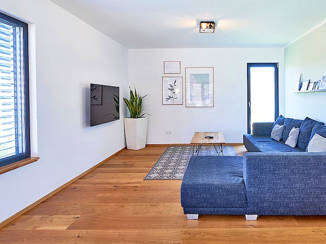 Fertighaus Haus Prümmer von Fertighaus WEISS Schlüsselfertig ab 492414€, Stadtvilla Innenansicht 1