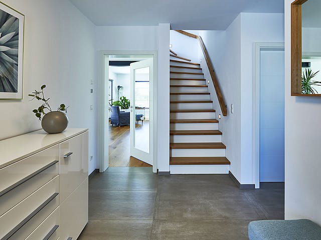 Fertighaus Haus Prümmer von Fertighaus WEISS Schlüsselfertig ab 492414€, Stadtvilla Innenansicht 4