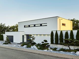 Fertighaus Haus Pudellek von Fertighaus WEISS, Cubushaus Außenansicht 2