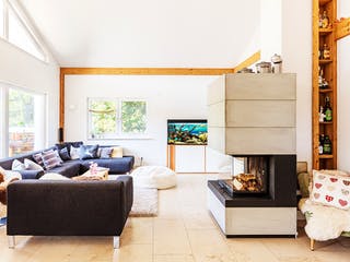 Fertighaus Haus Seiler von WEISS Holzhaus Schlüsselfertig ab 428875€, Bungalow Innenansicht 1