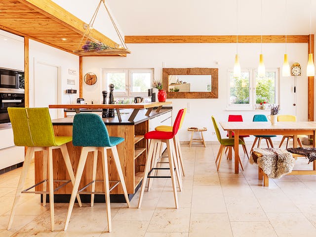 Fertighaus Haus Seiler von WEISS Holzhaus Schlüsselfertig ab 428875€, Bungalow Innenansicht 4