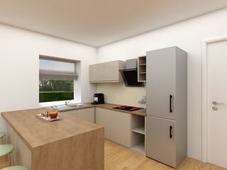 Massivhaus Falkensee von FIBAV Massivhaus, Bungalow Innenansicht 2