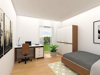 Massivhaus Doppelhaushälfte Meißen von FIBAV Massivhaus, Cubushaus Innenansicht 4