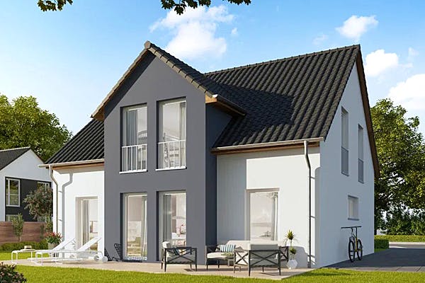 Dienstleister FIBAV Massivhaus Massives Zwerchgiebeldach von FIBAV