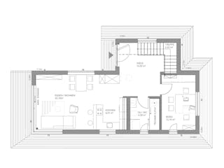 Fertighaus fine - MH München von LUXHAUS, Cubushaus Grundriss 1