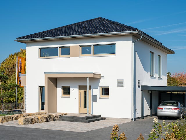 Fertighaus MH Kassel - MEDLEY 3.0 300 B W von FingerHaus Schlüsselfertig ab 440508€, Stadtvilla Außenansicht 1