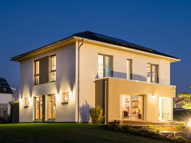 Fertighaus MH Kassel - MEDLEY 3.0 300 B W von FingerHaus Schlüsselfertig ab 440508€, Stadtvilla Außenansicht 2