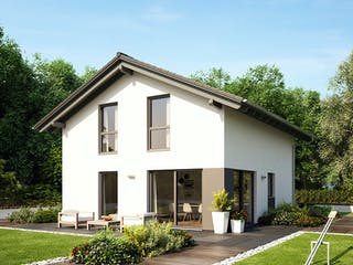 Fertighaus MEDLEY 3.0 102 A S160 von FingerHaus Schlüsselfertig ab 304891€, Satteldach-Klassiker Außenansicht 1