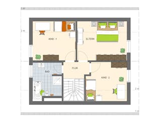 Fertighaus MEDLEY 3.0 102 A S160 von FingerHaus Schlüsselfertig ab 325433€, Satteldach-Klassiker Grundriss 2