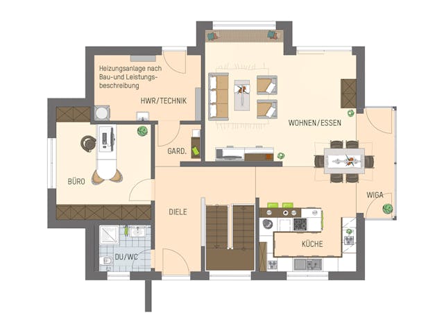 Fertighaus MH Mannheim - MEDLEY 3.0 von FingerHaus Schlüsselfertig ab 460934€, Satteldach-Klassiker Grundriss 1 Fertighaus MH Mannheim - MEDLEY 3.0 von FingerHaus Schlüsselfertig ab 460934€, Satteldach-Klassiker Grundriss 1